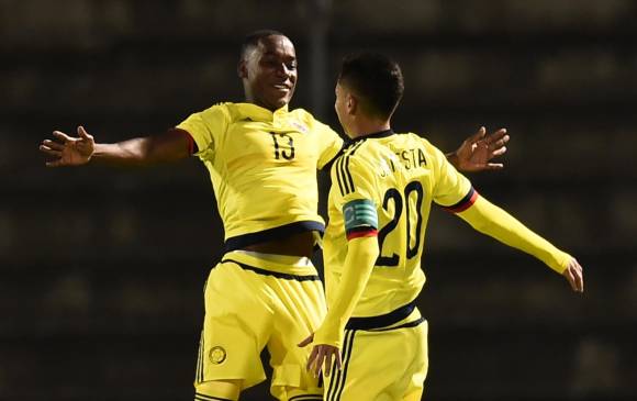 Ever Valencia celebró su cumpleaños número 20 dándole un ‘gol salvador’ a la Sub-20 en el Suramericano de Ecuador. FOTO AFP