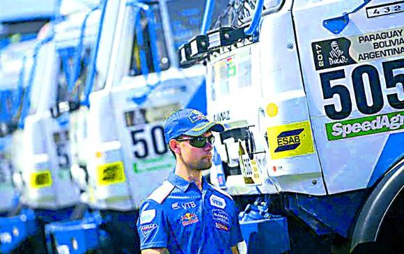 Todo listo para la partida del Dakar en Paraguay. FOTO afp