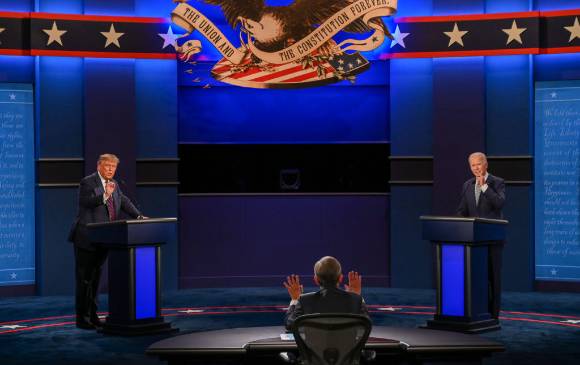 El último debate previo a las elecciones presidenciales en Estados Unidos se realizará en Nashville. FOTO AFP