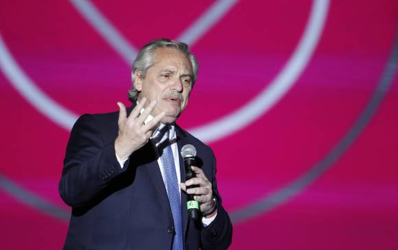 Presidente de Argentina, Alberto Fernández. FOTO AFP