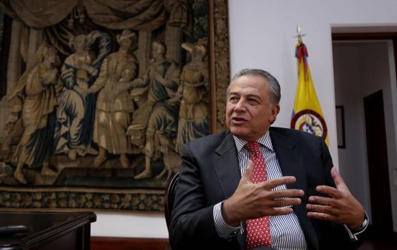 Naranjo afirma que el proyecto de ley que se presentará en los próximos días en el Congreso busca ampliar los mecanismos de imputación colectiva con los que cuenta la Fiscalía. FOTO colprensa
