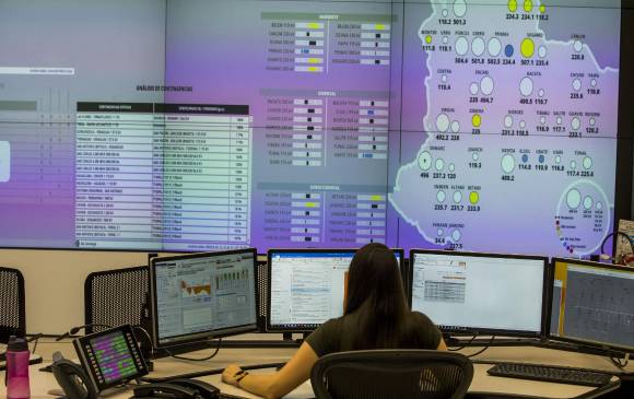 En mayo, la generación promedio de energía fue de 174,7 gigavatios-hora por día, mayor en 4,8 % a los 166,6 gigavatios hora de abril, según reporte de XM. FOTO Julio César Herrera