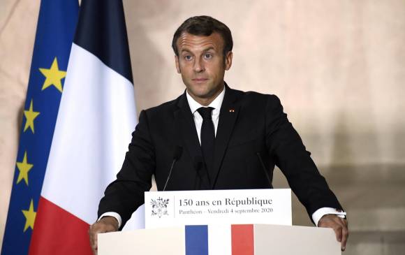 Emmanuel Macron, presidente de Francia. FOTO EFE