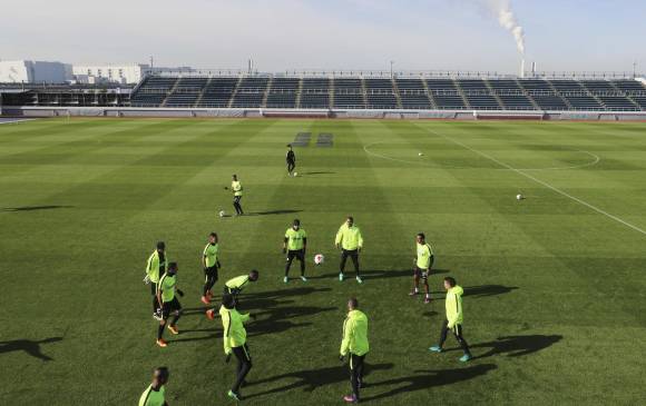 Cada entrenamiento en territorio japonés es una muestra de la determinación y las ganas del club antioqueño. FOTO ap