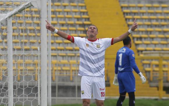Luis Páez es el hombre gol de Rionegro Águilas y espera que su racha se amplíe hoy ante Boyacá Chicó. FOTO colprensa 