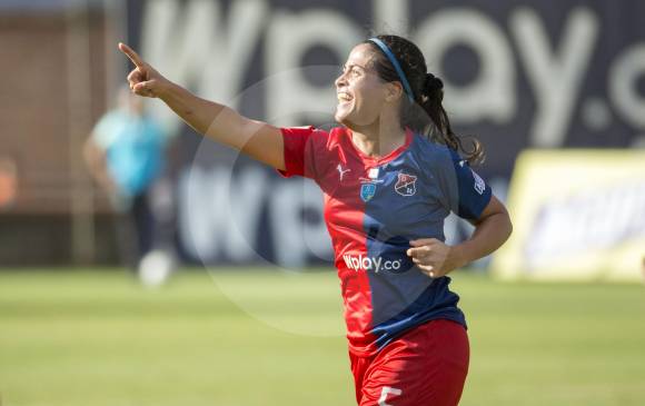 Paula Botero, jugadora del Independiente Medellín, espera que la Copa Libertadores pueda continuar. FOTO edwin Bustamante
