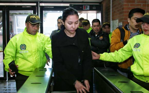 La juez 12 de garantías de Bogotá dejó este martes libre a la hija de la excongresista Merlano, Aída Victoria, por considerar que la Fiscalía no mostró las pruebas suficientes. FOTO Colprensa