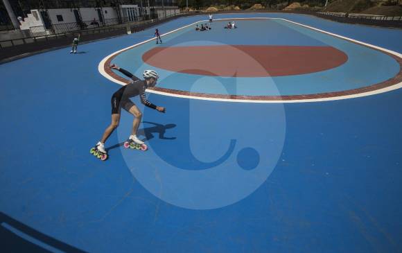 Una pista “elegante” y moderna engrandece el deporte en Copacabana. Otro escenario que conquista el patinaje. FOTO julio césar Herrera