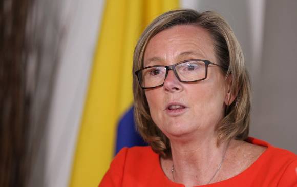 Patricia Lombart valoró y respaldó el papel de la JEP en el país. FOTO: COLPRENSA