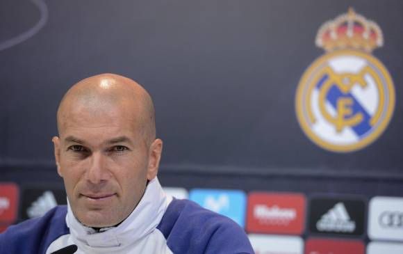 Zidane valoró el trabajo que viene haciendo el colombiano en sus apariciones con el equipo. FOTO EFE