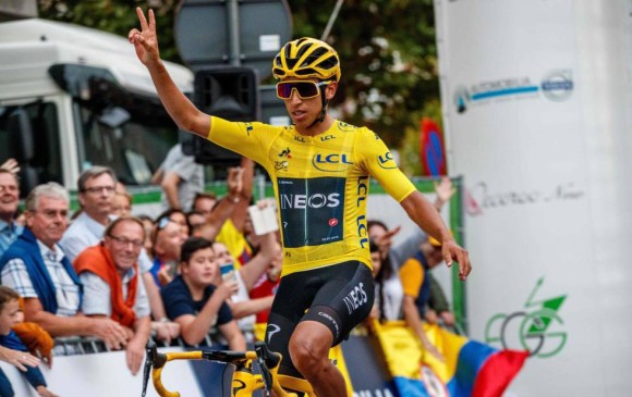 Tras asistir a cuatro carreras más luego del Tour, Egan finalmente está en Colombia. FOTO: AFP