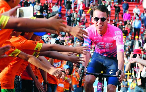 Rigoberto Urán es uno de los más carismáticos ciclistas que tiene el país, es su sello personal. FOTO manuel saldarriaga