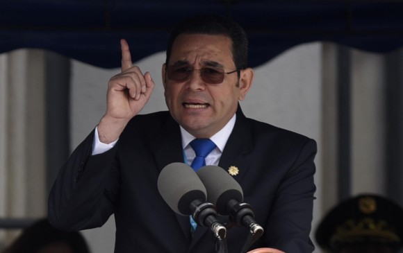 Esta es la tercera investigación que enfrenta el presidente de Guatemala, Jimmy Morales, por la financiación electoral. FOTO AFP