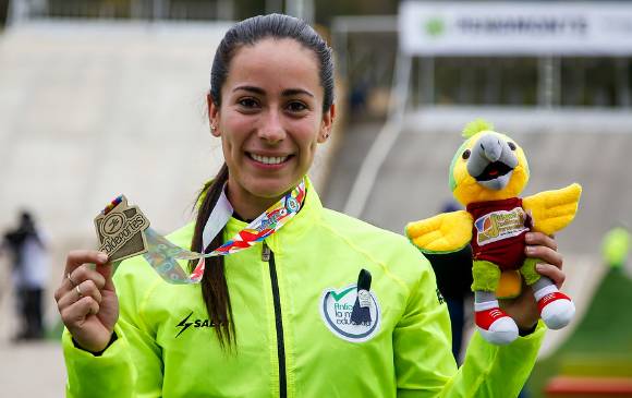 La medallista olímpica colombiana, Mariana Pajón. FOTO Colprensa