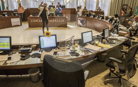 Si el Plan de Desarrollo de Medellín pasa el primer debate en las comisiones de la corporación, será discutido en la plenaria de la corporación el lunes 30 de mayo. FOTO Róbinson Sáenz