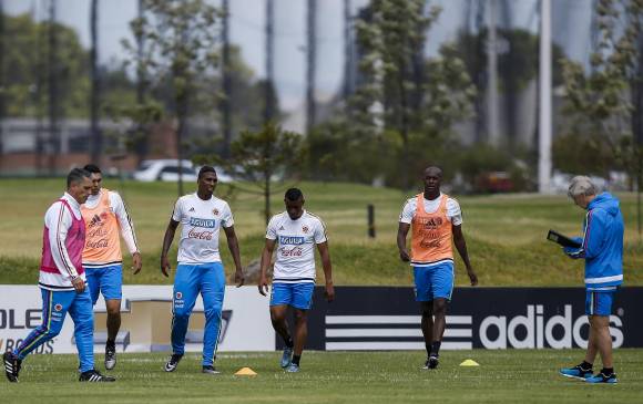 Daniel Bocanegra, Johan Arango, Farid Díaz y Víctor Ibarbo ajustan hoy tres días de trabajo con Colombia. FOTO colprensa