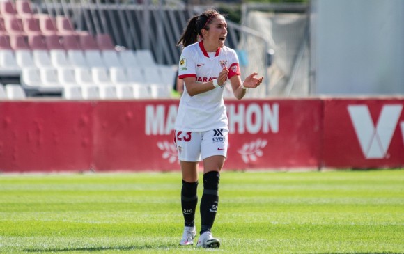 Natalia Gaitán es capitana de la Selección Colombia femenina. FOTO SEVILLA F.C.