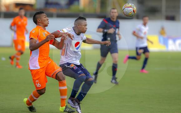 Fáider Fabio Burbano Castillo debutó en el Envigado en 2009, equipo en el que marcó siete goles. FOTO manuel saldarriaga