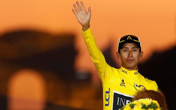 Egan Bernal, ciclista colombiano. Este 3 de diciembre recibe el premio AS de América. FOTO REUTERS