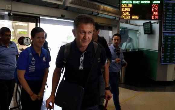 Osorio partió rumbo a su estreno con los guaraníes. FOTO efe