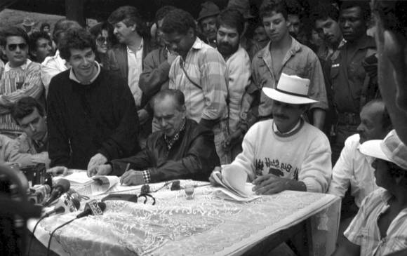 El 9 de marzo de 1990, el M19 firmó con el Gobierno un acuerdo de paz, precedido por intentos fallidos durante 10 años. FOTO colprensa 