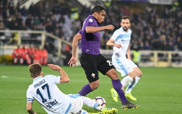 Luis Fernando Muriel, jugador de Fiorentina. FOTO EFE