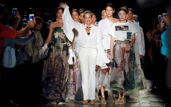La diseñadora presentará el 19 de octubre en Madrid su nueva colección inspirada en la obra “100 años de Soledad”, de Gabriel García Márquez. FOTO REUTERS