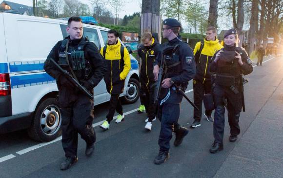 El partido de la Champions League entre el Borussia Dortmund (foto) y el Mónaco tuvo que ser aplazado tras el ataque. FOTO efe