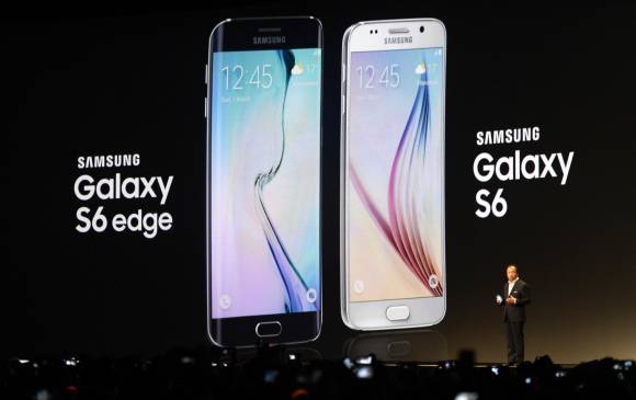 El nuevo Samsung S6 saldrá a la venta al público, primero en 20 países (no especificados aún) el 10 de abril. FOTO afp