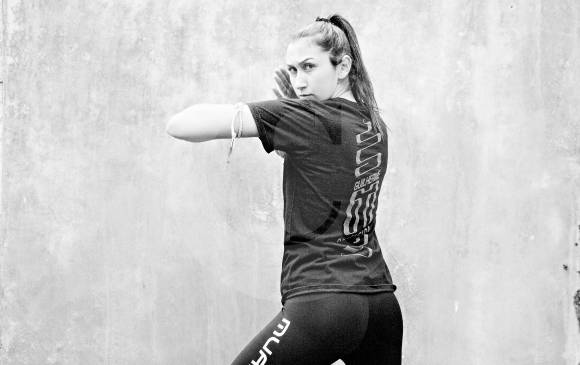 La colombiana Sabina Mazo conquistó el título de las 125 libras de la LFA, en EE. UU. Se acerca a la UFC. FOTO MARIO VALENCIA