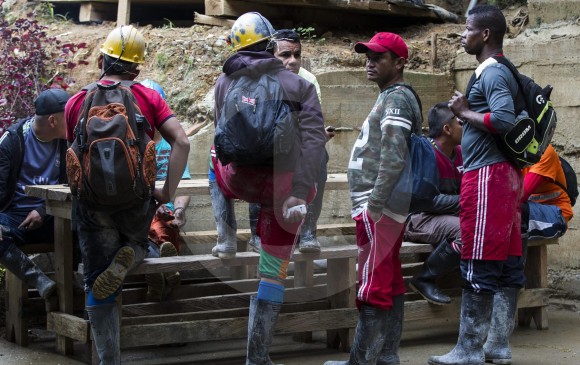 En Buriticá se celebraron, en 2014, siete subcontratos de formalización minera que le permiten actividades extractivas al minero tradicional bajo el amparo de un título minero. FOTO Jaime Pérez 