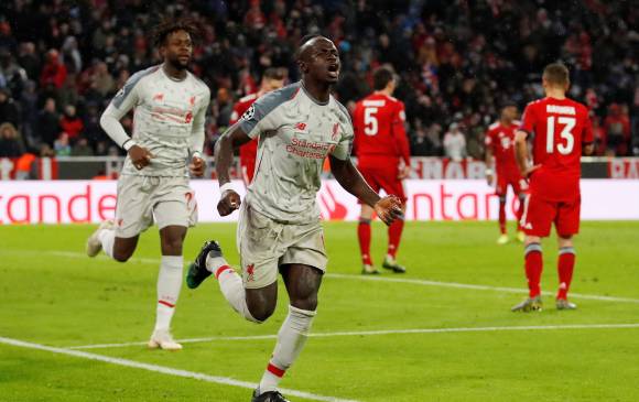 Mané, la gran figura del Liverpool ante el Bayern. FOTO Reuters