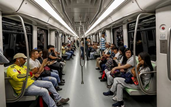 El metro reducirá la frecuencia de trenes porque espera que la demanda de pasajeros disminuya ostensiblemente. FOTO JAIME PÉREZ