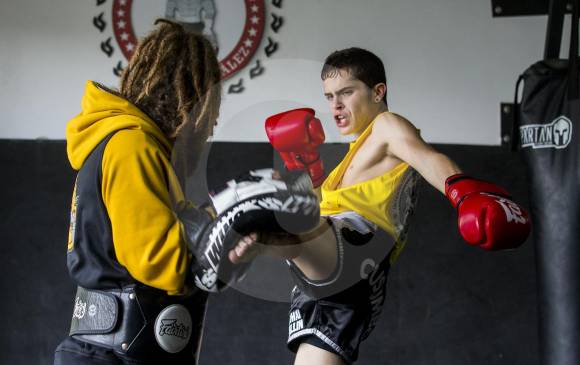 Moisés, quien llegó al muaythai hace solo tres años, empieza a gozar de respeto en el país y el exterior. FOTO JULIO HERRERA