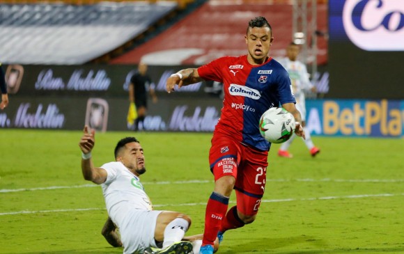 Leonardo Castro, delantero del Independiente Medellín, aún no alcanza un buen nivel tras superar una lesión. FOTO Dimayor