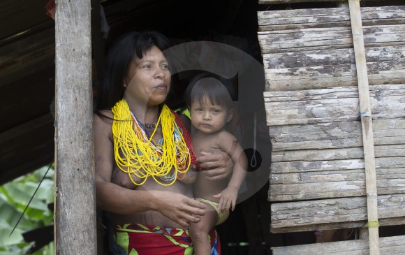 Los pueblos indígenas, como los emberá (en la foto), consideran que no deben ser excluidos de la implementación, toda vez que en esta se incluye el respeto a sus derechos. FOTO Donaldo Zuluaga