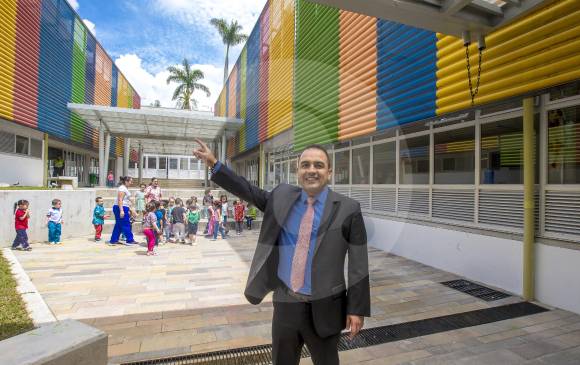 Este es el Centro de Desarrollo Infantil de Itagüí, el más grande de Colombia con capacidad para 600 niños. FOTO Juan antonio Sánchez 