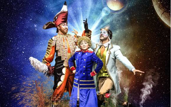 El principito, el aviador y el zorro son algunos de los personajes de la obra. Foto: Cortesía