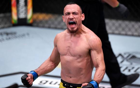 La alegría de Danny tras su debut en la UFC. El peleador recibió muy buenos comentarios por su actuación. FOTO cortesía UFC