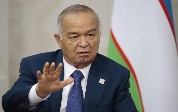 El presidente de Uzbekistán, Islam Karímov, estuvo en el poder casi de ese país por casi tres décadas. FOTO AP