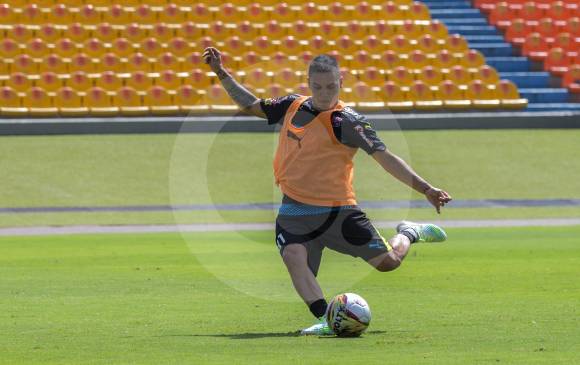 El volante entrena con el Medellín desde septiembre de este año y realizó trabajos físicos estos meses. FOTO juan antonio sánchez