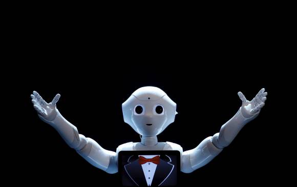 El androide, que carece de pies pero es capaz de articular con soltura los brazos. FOTO Reuters