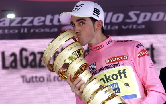 El ciclista español no ganó una sola etapa en la presente edición de la carrera italiana. FOTO AP