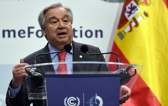 Secretario general de la ONU, Antonio Guterres. FOTO AFP
