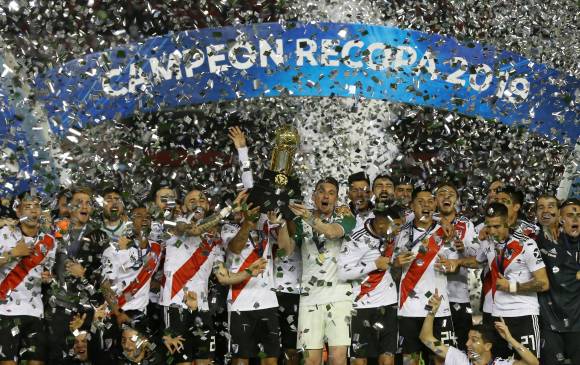 Bajo la dirección técnica de Marcelo Gallardo en cinco años, River suma 10 títulos nacionales e internacionales. FOTO REUTERS