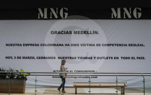 En primer trimestre del año, Mercadeo y Moda, del Grupo Uribe, cerró sus tiendas MNG en el país. FOTO archivo el colombiano.