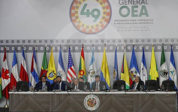 Cuba y la Venezuela de Nicolás Maduro son los únicos Estados cuyos asientos en el organismo generan dudas. La integran 35 países de la región. FOTO Manuel saldarriaga