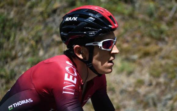 Geraint Thomas, campeón del Tour 2018, liderará hoy al Team Ineos en la primera etapa del evento virtual. FOTO AFP 