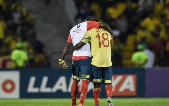 La tristeza de los jugadores de Colombia. FOTO AFP