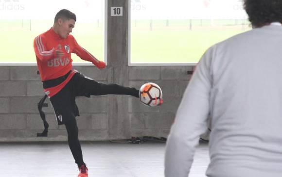 Juan Fernando Quintero, jugador de gran momento en Argentina. FOTO Twitter River Plate